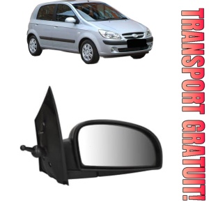 Oglinda Dreapta HYUNDAI GETZ (TB) din 2002 - 2010, Auto, Reglaj mecanic, Completa