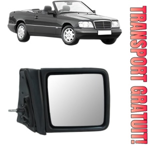 Oglinda Dreapta MERCEDES-BENZ 124 Convertible (A124) din 1992 - 1993, Auto, Reglaj mecanic, Completa