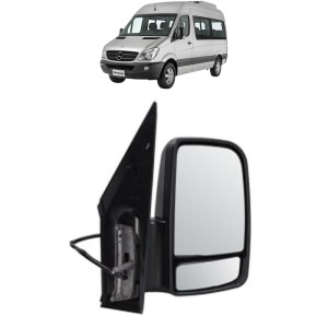 Oglinda Dreapta MERCEDES-BENZ SPRINTER 3,5-t Bus (B906) din 2006 - 2020, Auto, Reglaj manual, Completa - Img 2