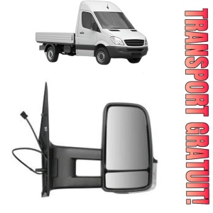 Oglinda Dreapta MERCEDES-BENZ SPRINTER 3,5-t Platform/Chassis (B906) din 2006 - 2018, Auto, Reglaj manual, Completa