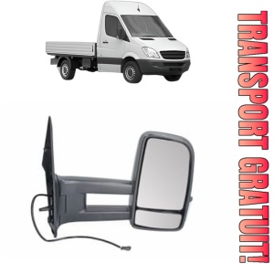 Oglinda Dreapta MERCEDES-BENZ SPRINTER 3,5-t Platform/Chassis (B906) din 2006 - 2018, Auto, Reglaj manual, Completa