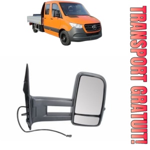 Oglinda Dreapta MERCEDES-BENZ SPRINTER 3,5-t Platform/Chassis (B907, B910) din 2018 - 2024, Auto, Reglaj manual, Completa