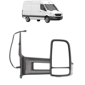 Oglinda Dreapta MERCEDES-BENZ SPRINTER 3,5-t Van (B906) din 2006 - 2018, Auto, Reglaj electric, Completa - Img 2