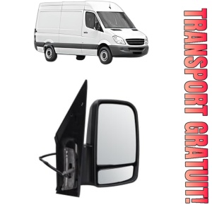 Oglinda Dreapta MERCEDES-BENZ SPRINTER 3,5-t Van (B906) din 2006 - 2018, Auto, Reglaj manual, Completa