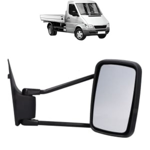 Oglinda Dreapta MERCEDES-BENZ SPRINTER 3-t Platform/Chassis (B903) din 1995 - 2006, Auto, Reglaj manual, Completa - Img 2