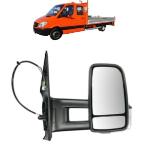 Oglinda Dreapta MERCEDES-BENZ SPRINTER 3-t Platform/Chassis (B910, B907) din 2018 - 2021, Auto, Reglaj electric, Completa - Img 2