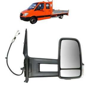Oglinda Dreapta MERCEDES-BENZ SPRINTER 3-t Platform/Chassis (B910, B907) din 2018 - 2021, Auto, Reglaj electric, Completa - Img 2