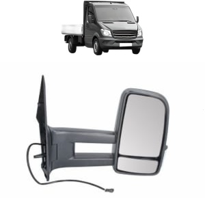 Oglinda Dreapta MERCEDES-BENZ SPRINTER 4,6-t Platform/Chassis (B906) din 2006 - 2018, Auto, Reglaj manual, Completa - Img 2
