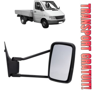 Oglinda Dreapta MERCEDES-BENZ SPRINTER 4-t Platform/Chassis (B904) din 1995 - 2006, Auto, Reglaj manual, Completa
