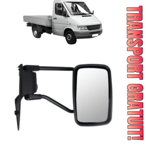 Oglinda Dreapta MERCEDES-BENZ SPRINTER 4-t Platform/Chassis (B904) din 1995 - 2006, Auto, Reglaj manual, Completa
