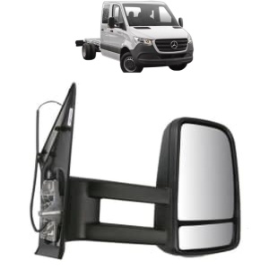 Oglinda Dreapta MERCEDES-BENZ SPRINTER 4-t Platform/Chassis (B907, B910) din 2018 - 2024, Auto, Reglaj manual, Completa - Img 2