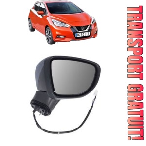 Oglinda Dreapta NISSAN MICRA V (K14) din 2016, Auto, Reglaj electric, Completa