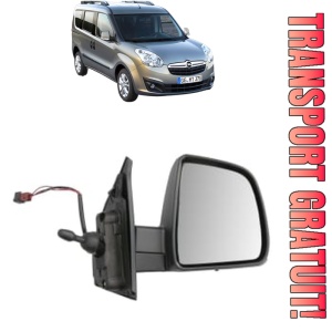 Oglinda Dreapta OPEL COMBO Tour (X12) din 2012 - 2016, Auto, Reglaj mecanic, Completa