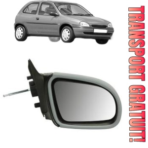 Oglinda Dreapta OPEL CORSA B (S93) din 1993 - 2002, Auto, Reglaj mecanic, Completa