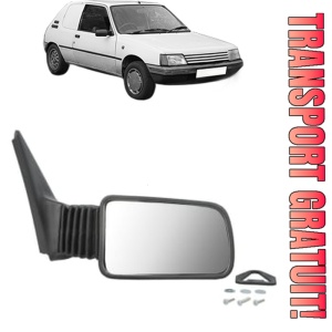 Oglinda Dreapta PEUGEOT 205 Hatchback Van din 1983 - 1997, Auto, Reglaj manual, Completa