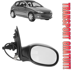 Oglinda Dreapta PEUGEOT 206 Hatchback (2A/C) din 1998 - 2012, Auto, Reglaj mecanic, Completa