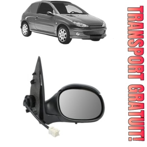 Oglinda Dreapta PEUGEOT 206 Van din 2001 - 2009, Auto, Reglaj electric, Completa
