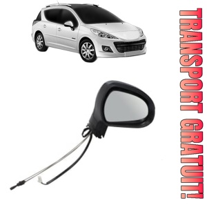 Oglinda Dreapta PEUGEOT 207 SW Estate Van (WK_) din 2007 - 2012, Auto, Reglaj mecanic, Completa