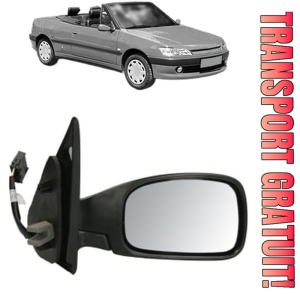 Oglinda Dreapta PEUGEOT 306 Convertible (7D, N3, N5) din 1994 - 2002, Auto, Reglaj electric, Completa