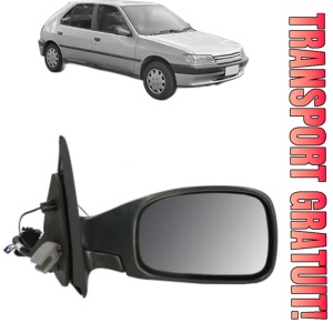 Oglinda Dreapta PEUGEOT 306 Hatchback Van din 1993 - 2001, Auto, Reglaj electric, Completa