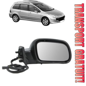 Oglinda Dreapta PEUGEOT 307 SW (3H) din 2002 - 2009, Auto, Reglaj electric, Completa