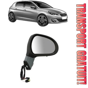 Oglinda Dreapta PEUGEOT 308 II (LB_, LP_, LW_, LH_, L3_) din 2013 - 2021, Auto, Reglaj electric, Completa