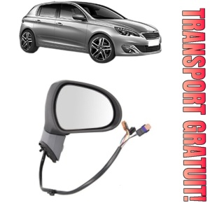 Oglinda Dreapta PEUGEOT 308 II (LB_, LP_, LW_, LH_, L3_) din 2013 - 2021, Auto, Reglaj electric, Completa