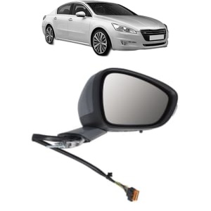 Oglinda Dreapta PEUGEOT 508 I (8D_) din 2010 - 2018, Auto, Reglaj electric, Completa - Img 2