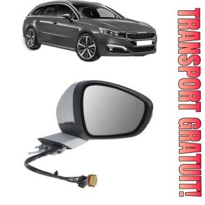 Oglinda Dreapta PEUGEOT 508 SW I (8E_) din 2010 - 2018, Auto, Reglaj manual, Completa