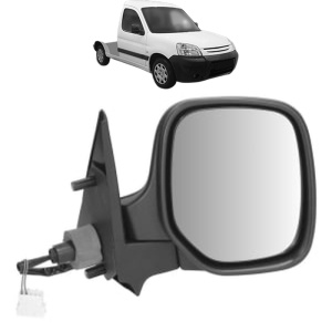 Oglinda Dreapta PEUGEOT PARTNER Platform/Chassis (5_, G_) din 1997 - 2008, Auto, Reglaj mecanic, Completa - Img 2