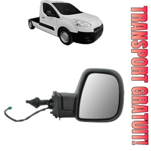 Oglinda Dreapta PEUGEOT PARTNER Platform/Chassis din 2009 - 2015, Auto, Reglaj mecanic, Completa