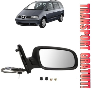 Oglinda Dreapta SEAT ALHAMBRA (7V8, 7V9) din 1996 - 2010, Auto, Reglaj mecanic, Completa