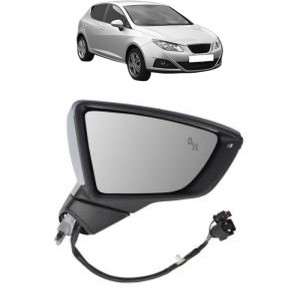 Oglinda Dreapta SEAT IBIZA IV (6J5, 6P1) din 2008 - 2017, Auto, Reglaj electric, Completa - Img 2
