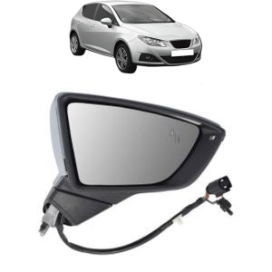 Oglinda Dreapta SEAT IBIZA IV (6J5, 6P1) din 2008 - 2017, Auto, Reglaj electric, Completa - Img 2
