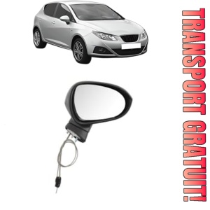 Oglinda Dreapta SEAT IBIZA IV (6J5, 6P1) din 2008 - 2017, Auto, Reglaj mecanic, Completa