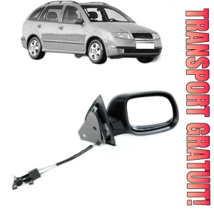 Oglinda Dreapta SKODA FABIA I Combi (6Y5) din 2000 - 2007, Auto, Reglaj mecanic, Completa