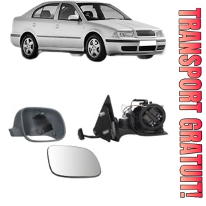 Oglinda Dreapta SKODA OCTAVIA I (1U2) din 1996 - 2010, Auto, Reglaj electric, Completa
