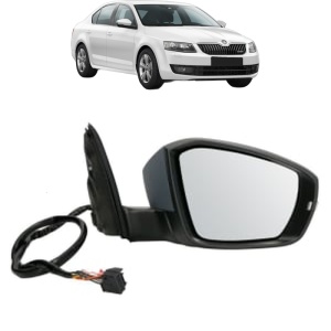 Oglinda Dreapta SKODA OCTAVIA III (5E3, NL3, NR3) din 2012 - 2020, Auto, Reglaj electric, Completa - Img 2