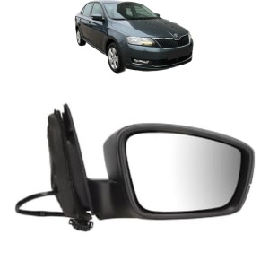 Oglinda Dreapta SKODA RAPID (NH3, NK3, NK6) din 2012 - 2022, Auto, Reglaj electric, Completa - Img 2