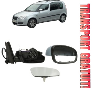Oglinda Dreapta SKODA ROOMSTER Praktik (5J) din 2007 - 2015, Auto, Reglaj electric, Completa
