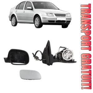 Oglinda Dreapta Volkswagen BORA I (1J2) din 1998 - 2013, Auto, Reglaj mecanic, Completa