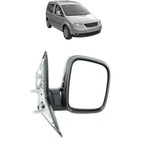 Oglinda Dreapta Volkswagen CADDY Box Body/MPV (6K9, 9E7, 9E9) din 1998 - 2009, Auto, Reglaj manual, Completa - Img 2