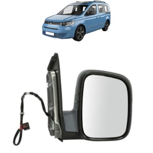 Oglinda Dreapta Volkswagen CADDY IV Box Body/MPV (SAA, SAH) din 2015 - 2020, Auto, Reglaj electric, Completa - Img 2