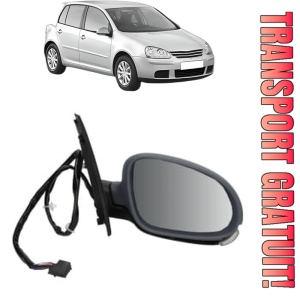 Oglinda Dreapta Volkswagen GOLF V (1K1) din 2003 - 2009, Auto, Reglaj electric, Completa