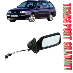 Oglinda Dreapta Volkswagen GOLF Van III Variant (1H5) din 1993 - 1999, Auto, Reglaj mecanic, Completa
