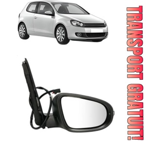 Oglinda Dreapta Volkswagen GOLF VI (5K1) din 2008 - 2013, Auto, Reglaj electric, Completa