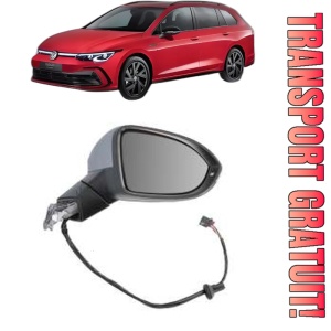 Oglinda Dreapta Volkswagen GOLF VIII Variant (CG5, DB5) din 2020 - 2024, Auto, Reglaj electric, Completa