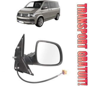Oglinda Dreapta Volkswagen MULTIVAN T5 (7HM, 7HN, 7HF, 7EF, 7EM, 7EN) din 2003 - 2015, Auto, Reglaj electric, Completa