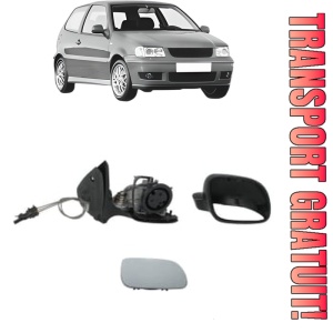 Oglinda Dreapta Volkswagen POLO (6N2) din 1999 - 2001, Auto, Reglaj mecanic, Completa