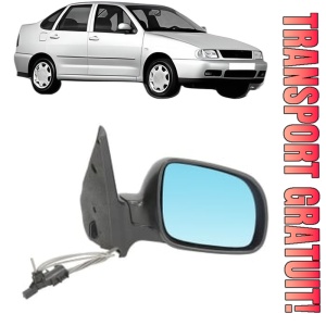 Oglinda Dreapta Volkswagen POLO III CLASSIC (6V2) din 1995 - 2002, Auto, Reglaj mecanic, Completa